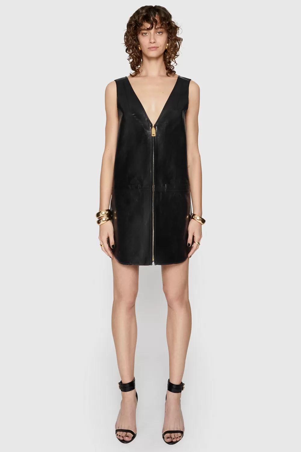 Online Rebecca Minkoff Adrian Zip Dress BLACK