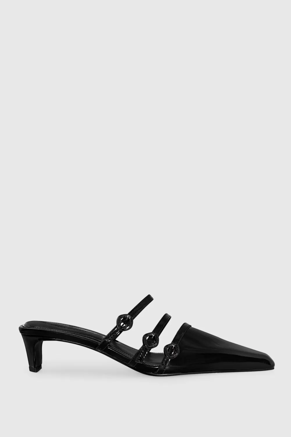 Flash Sale Rebecca Minkoff Buckle Kitten Mule Black