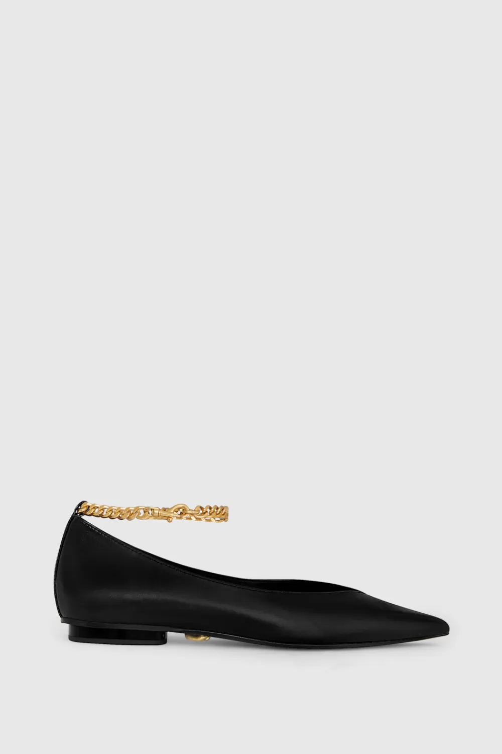 Clearance Rebecca Minkoff Chain Anklet Ballet Flat BLACK