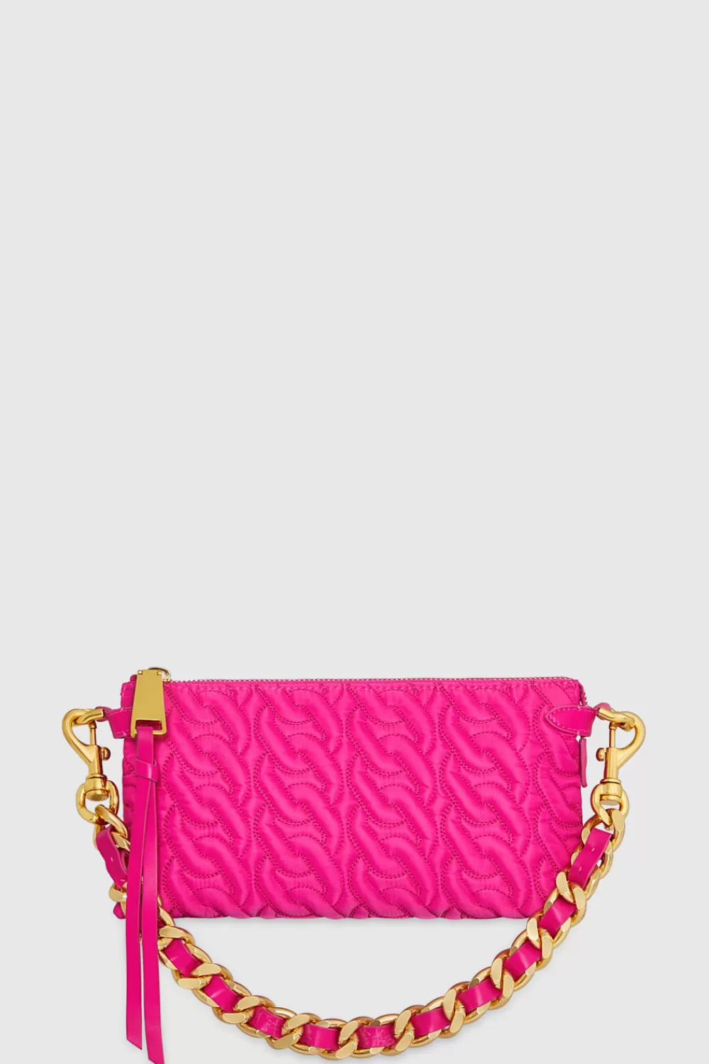 Fashion Rebecca Minkoff Chain Quilt Medium Crossbody HOTPINK