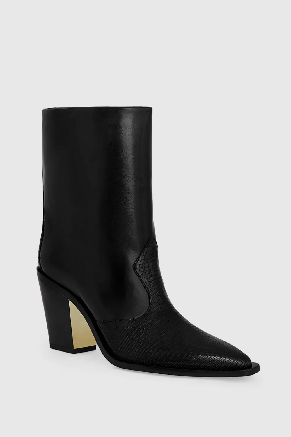 Cheap Rebecca Minkoff City Cowboy Boot Black