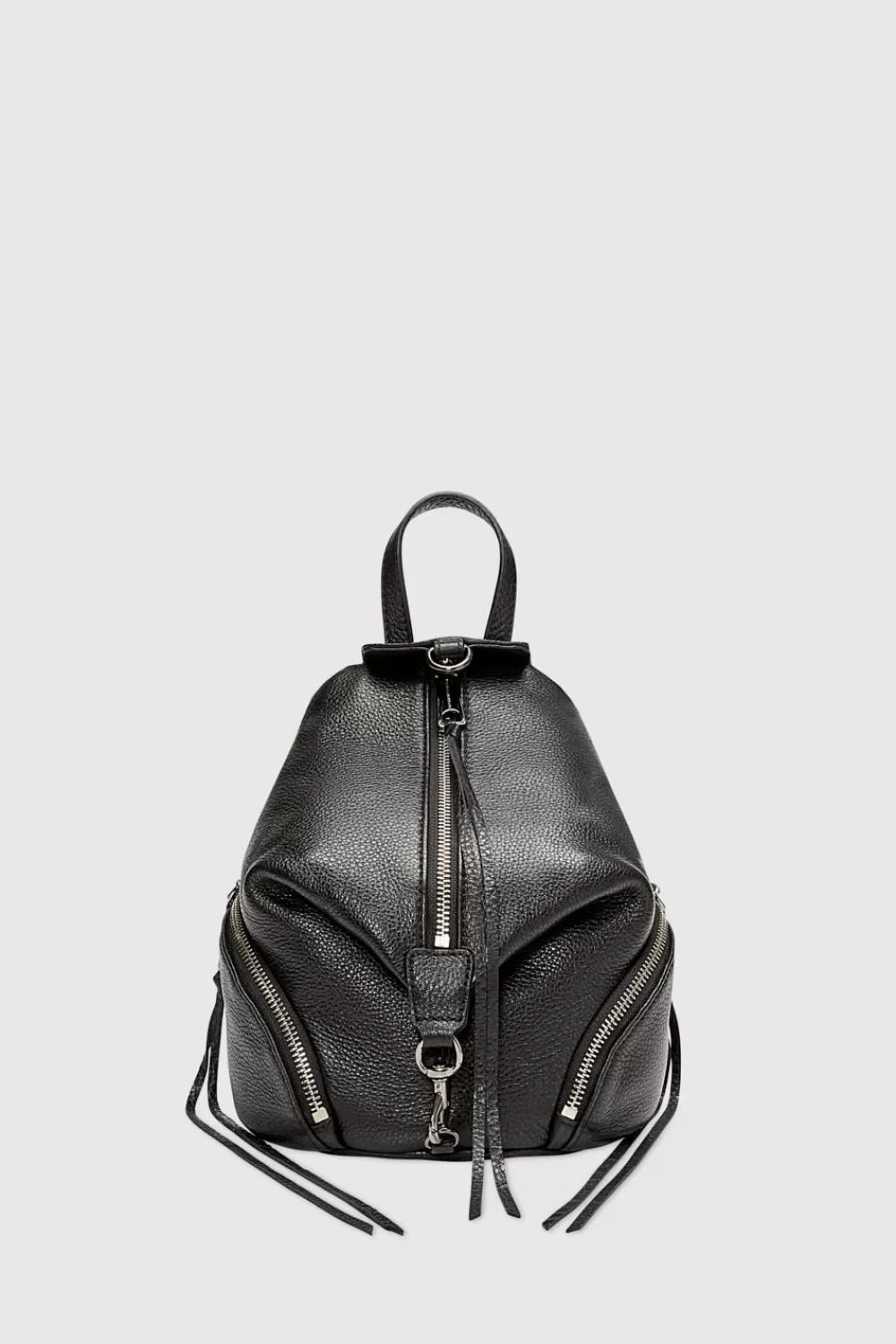 Sale Rebecca Minkoff Convertible Mini Julian Backpack BLACK/GUNMETAL