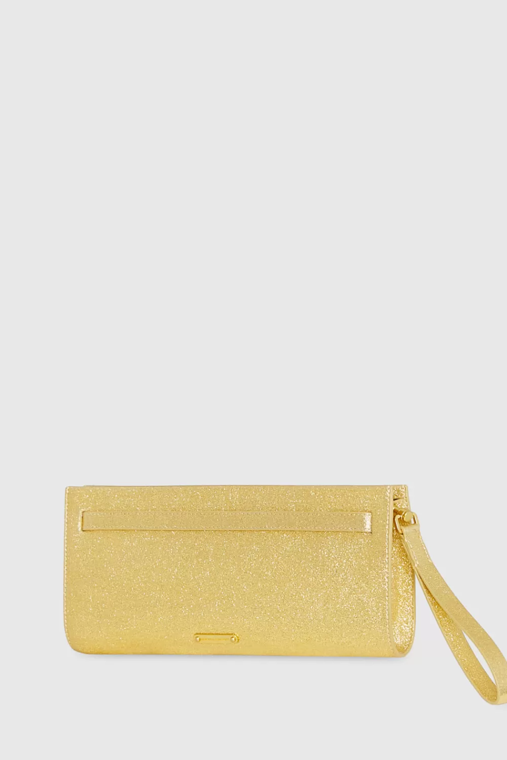 Hot Rebecca Minkoff Curb Link Clutch GOLD