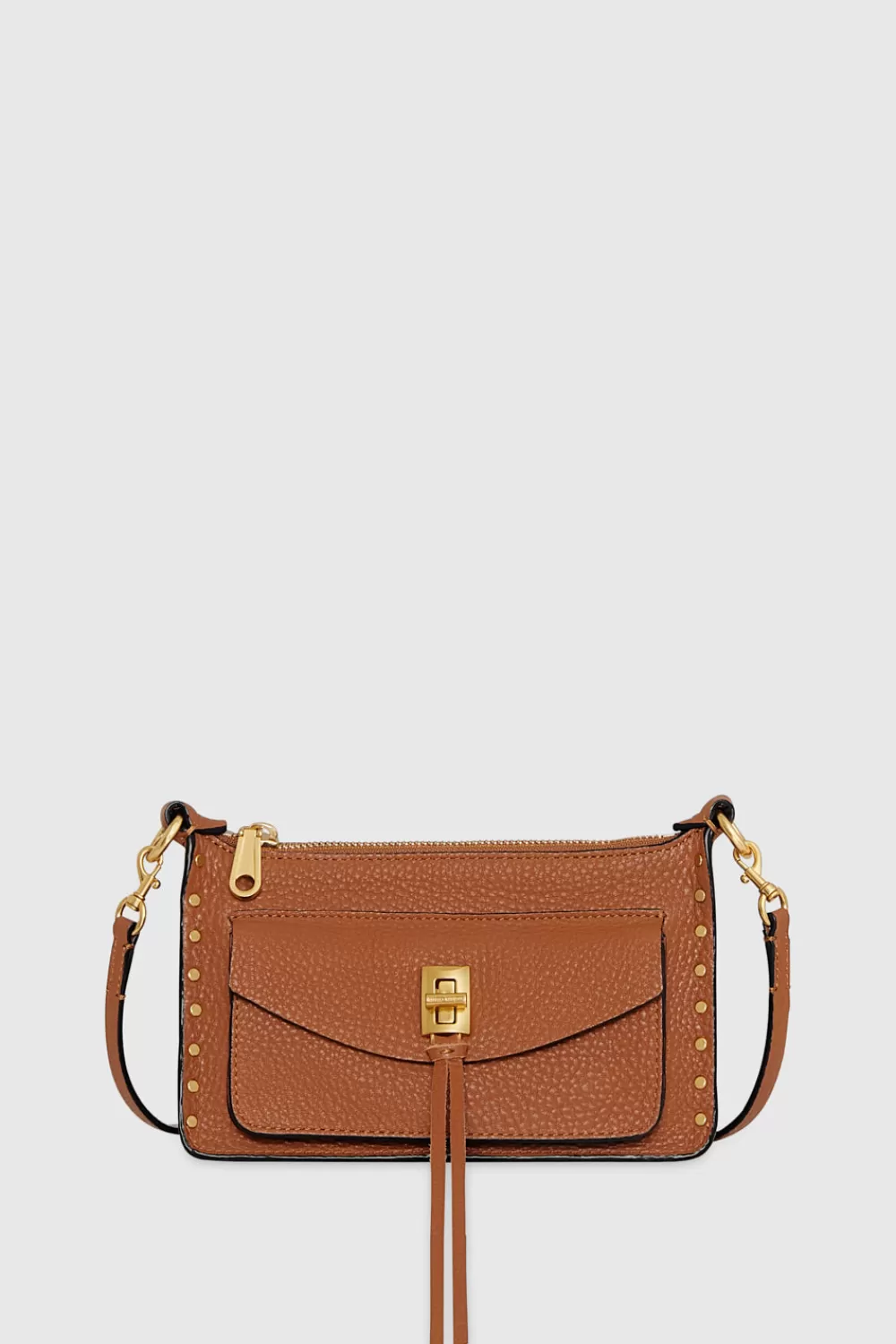 Store Rebecca Minkoff Darren Mini Top Zip Crossbody CARAMELLO