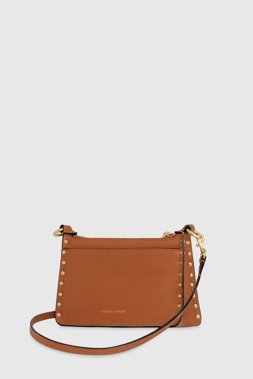 Store Rebecca Minkoff Darren Mini Top Zip Crossbody CARAMELLO