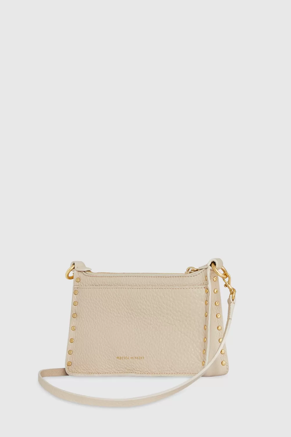 Best Rebecca Minkoff Darren Mini Top Zip Crossbody STONE