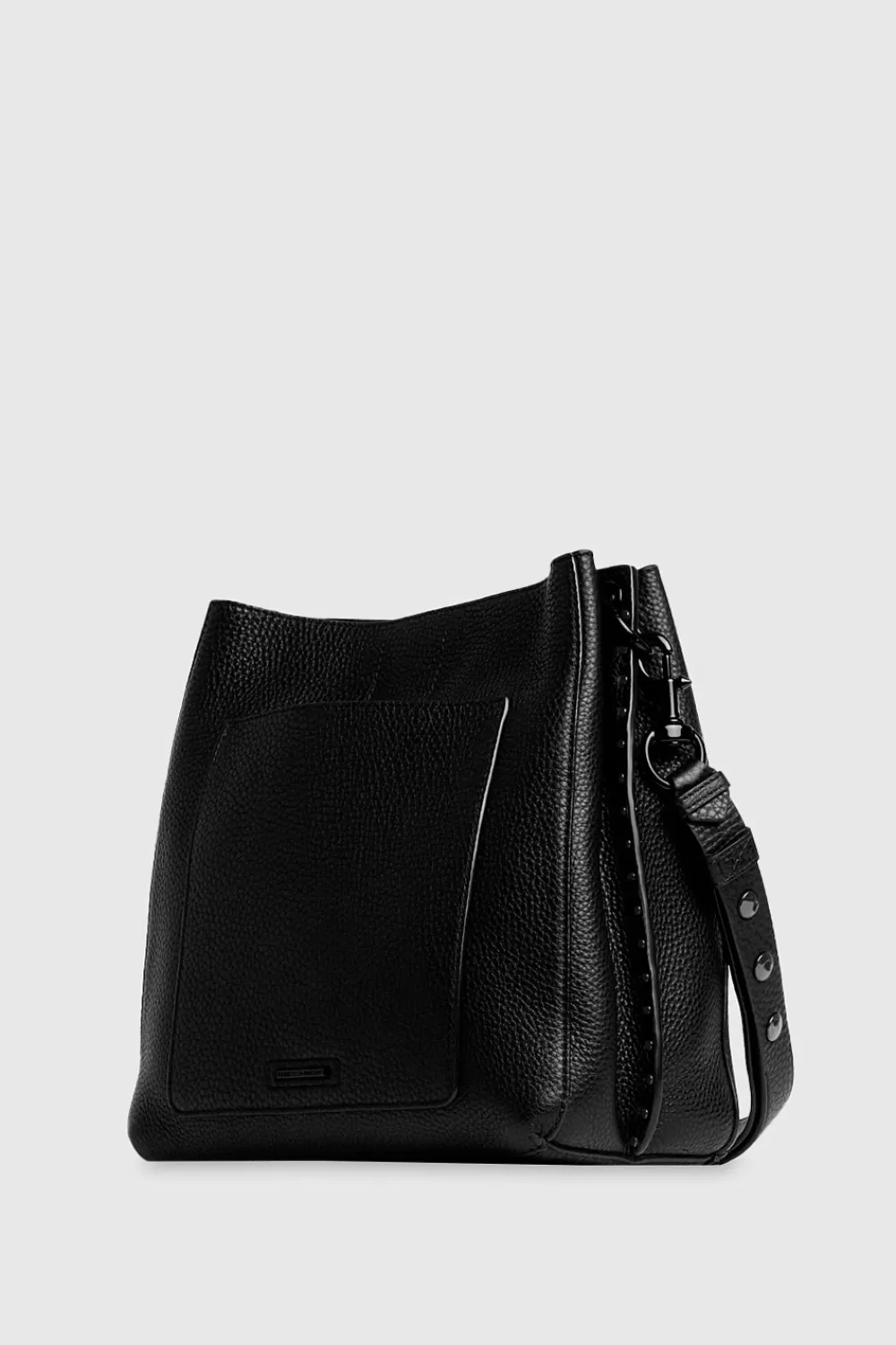 Cheap Rebecca Minkoff Darren Shoulder Bag BLACK/BLACKSHELLAC