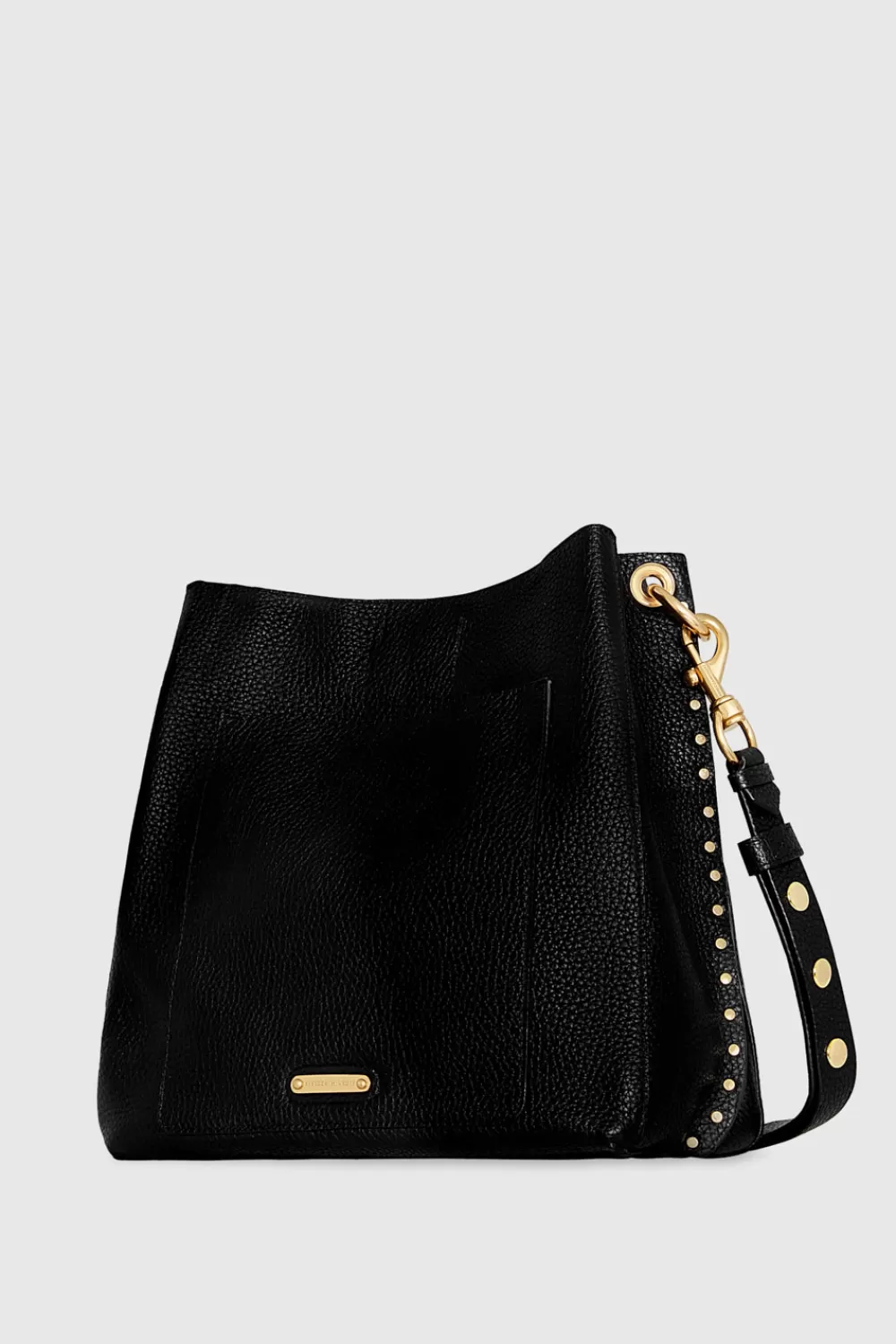 Flash Sale Rebecca Minkoff Darren Shoulder Bag BLACK/ANTIQUEBRASS