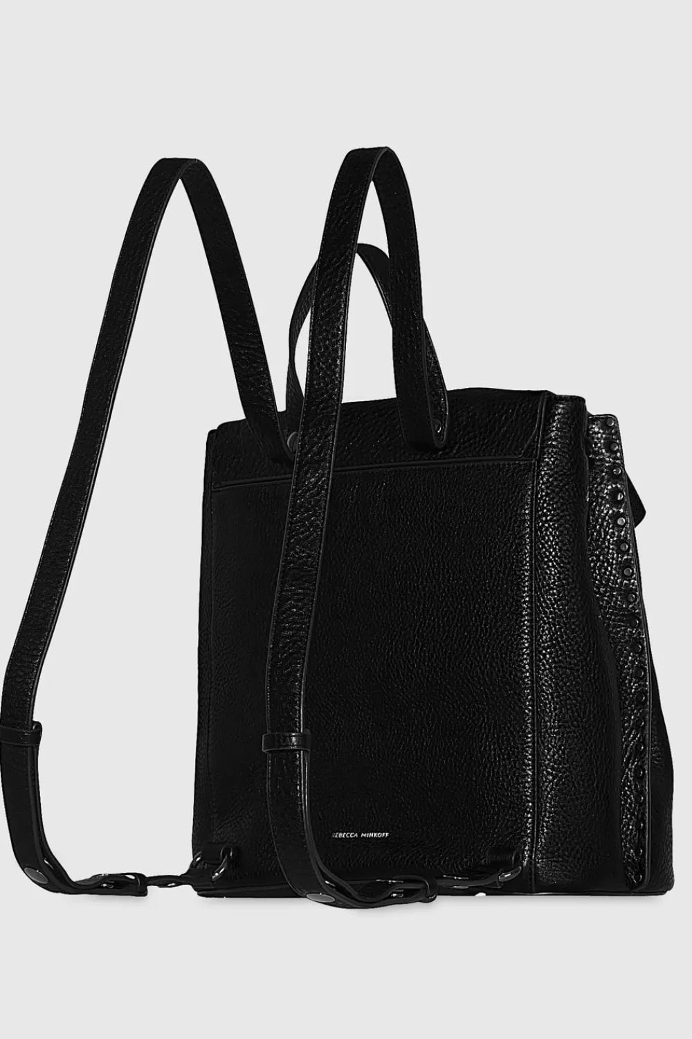 Outlet Rebecca Minkoff Darren Signature Backpack BLACK/BLACKSHELLAC