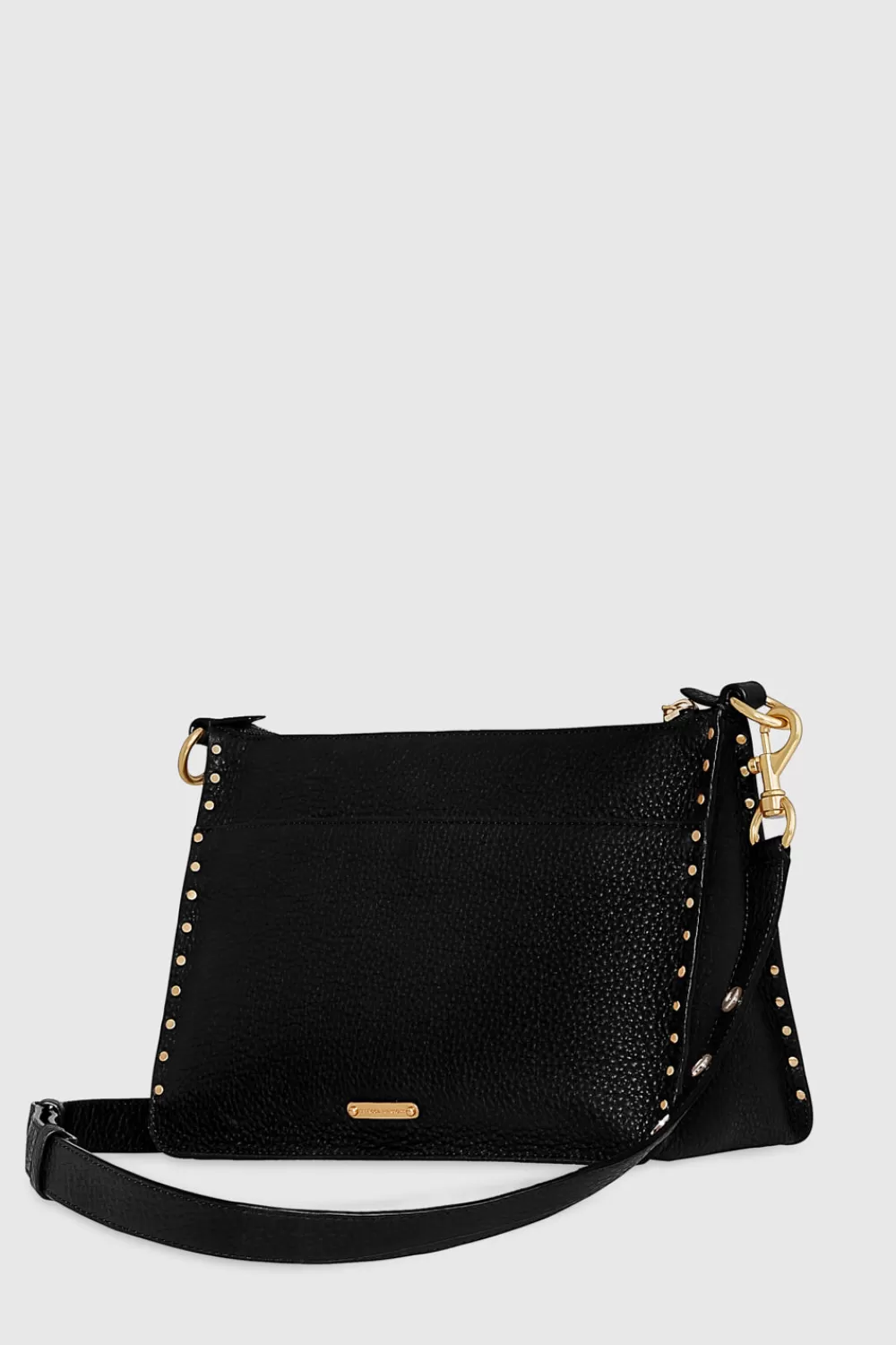 Outlet Rebecca Minkoff Darren Signature Shoulder Bag BLACK