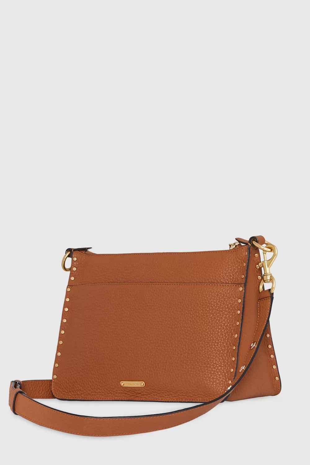 Outlet Rebecca Minkoff Darren Signature Shoulder Bag CARAMELLO