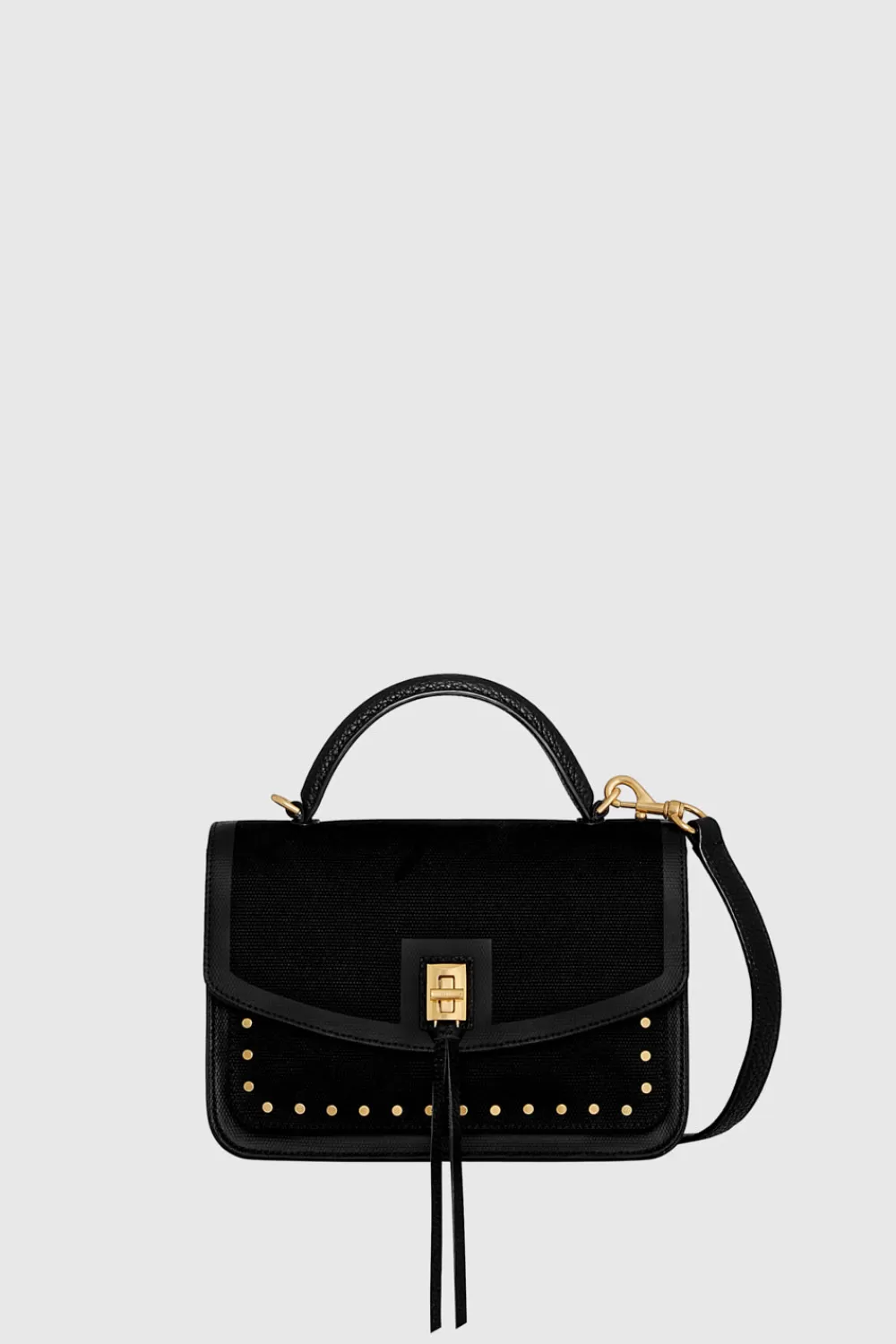 Hot Rebecca Minkoff Darren Small Canvas Messenger BLACK