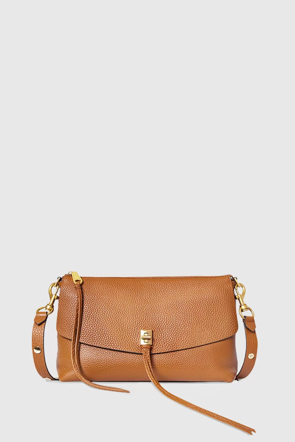 Flash Sale Rebecca Minkoff Darren Top Zip Crossbody CARAMELLO