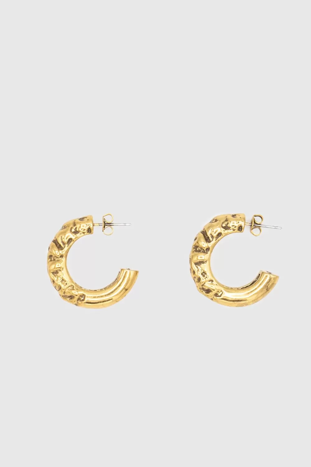 Shop Rebecca Minkoff Dual Texture Hoop Earring