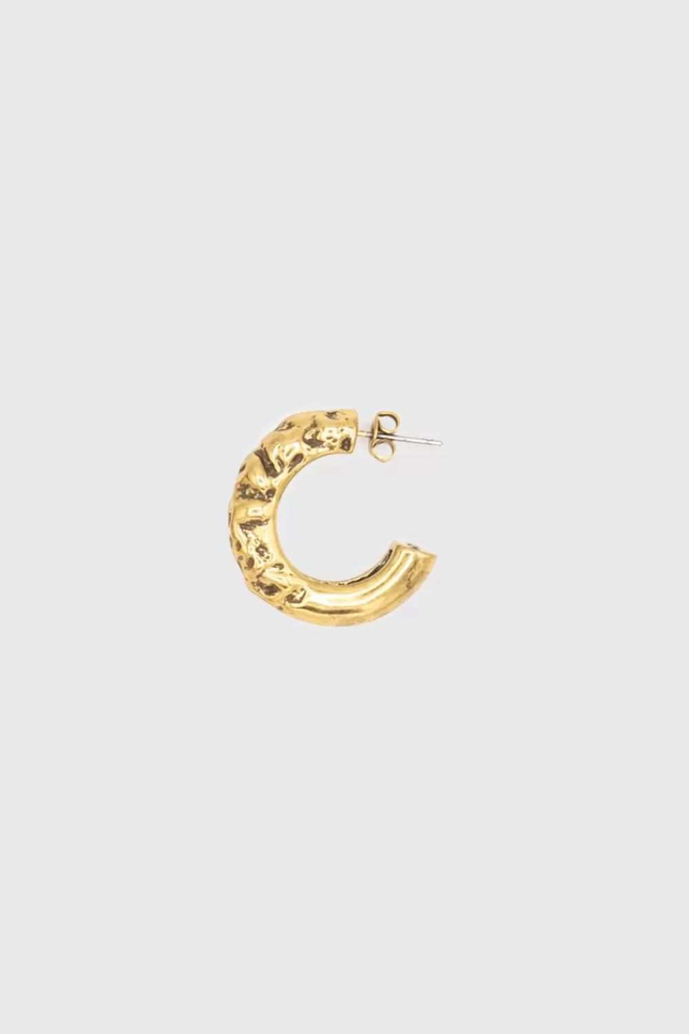 Shop Rebecca Minkoff Dual Texture Hoop Earring