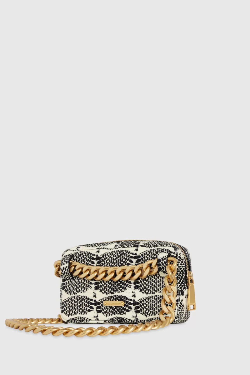 Cheap Rebecca Minkoff Edie Belt Bag BLACKWHITESNAKE