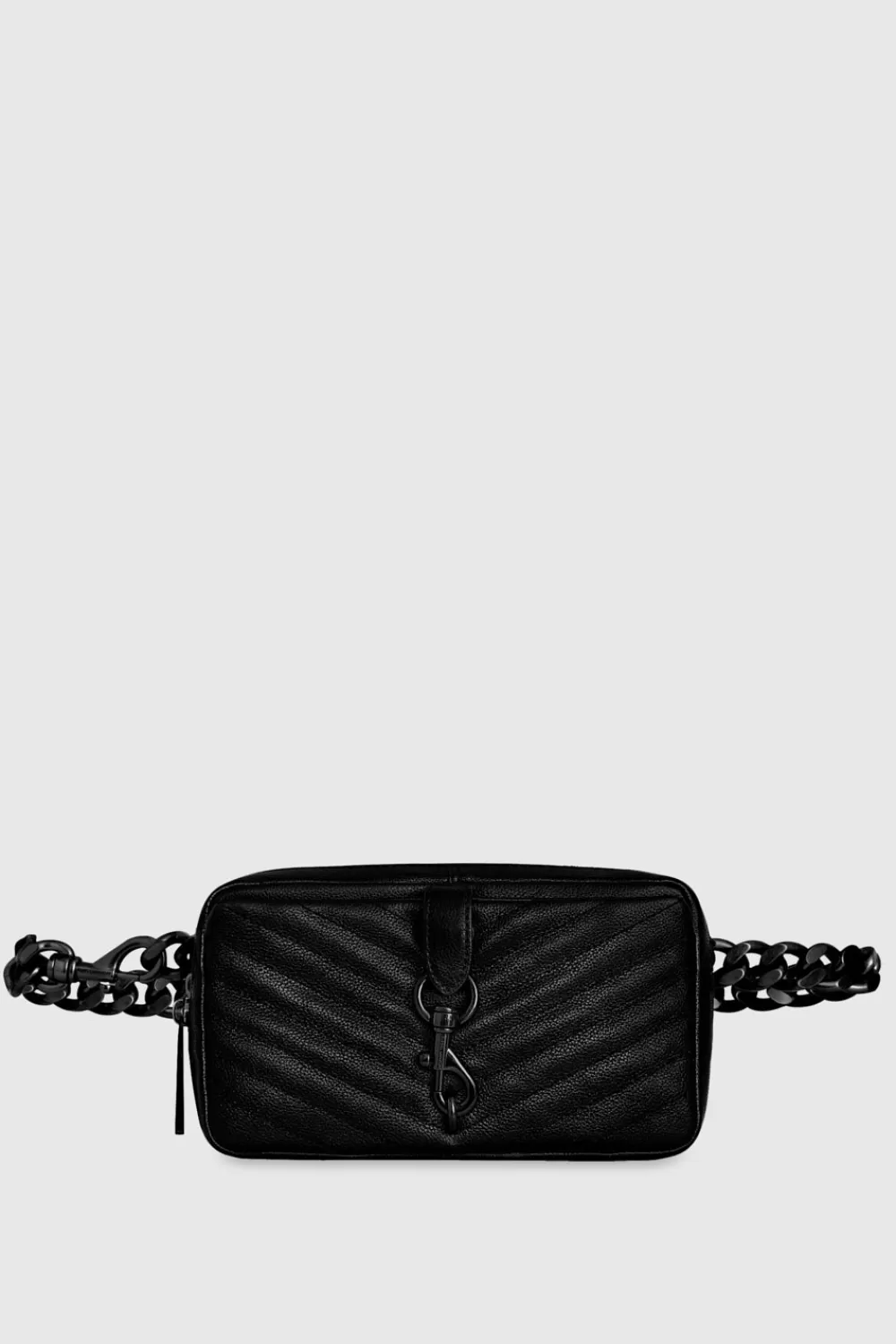 Clearance Rebecca Minkoff Edie Belt Bag BLACK/BLACKSHELLAC