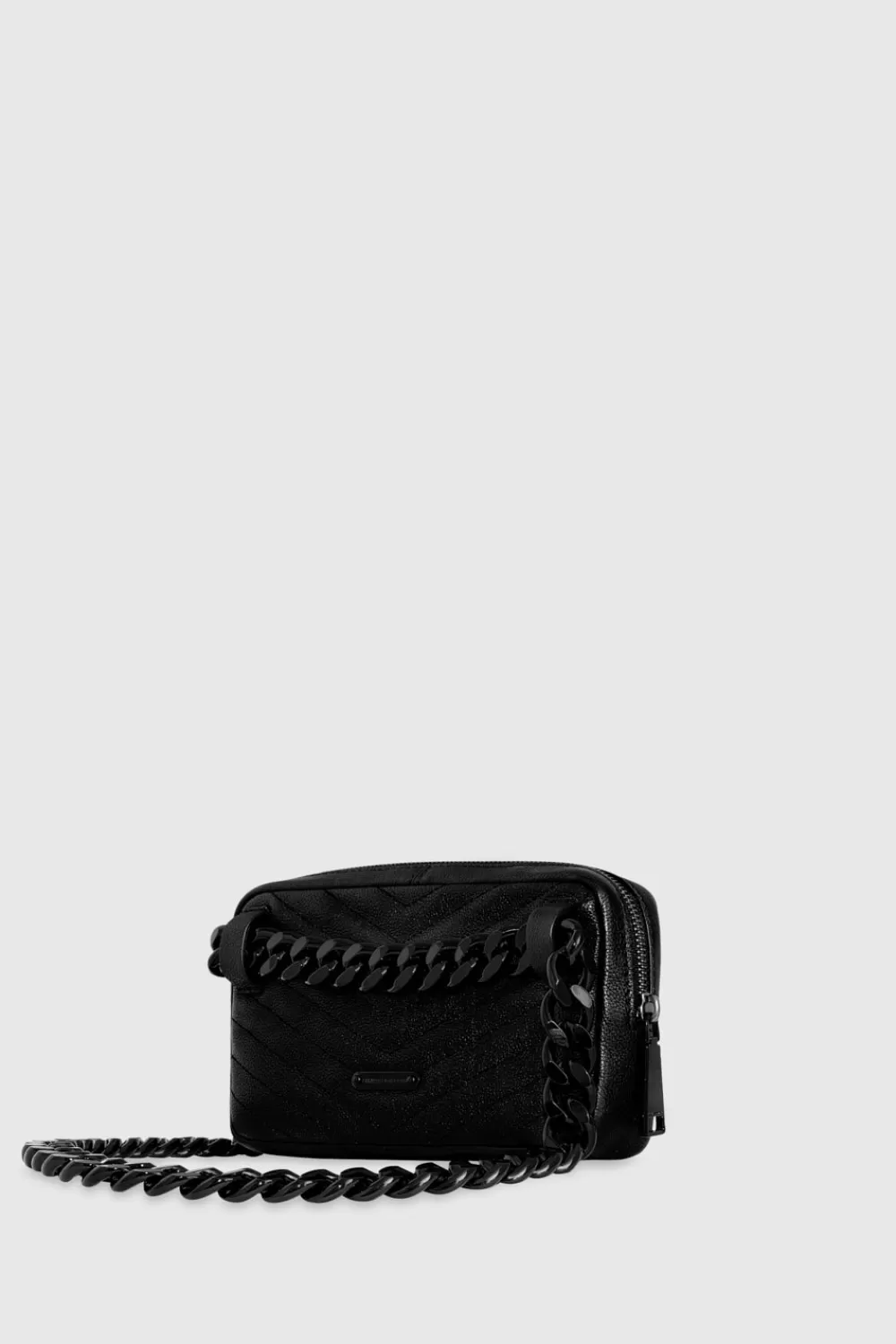 Clearance Rebecca Minkoff Edie Belt Bag BLACK/BLACKSHELLAC