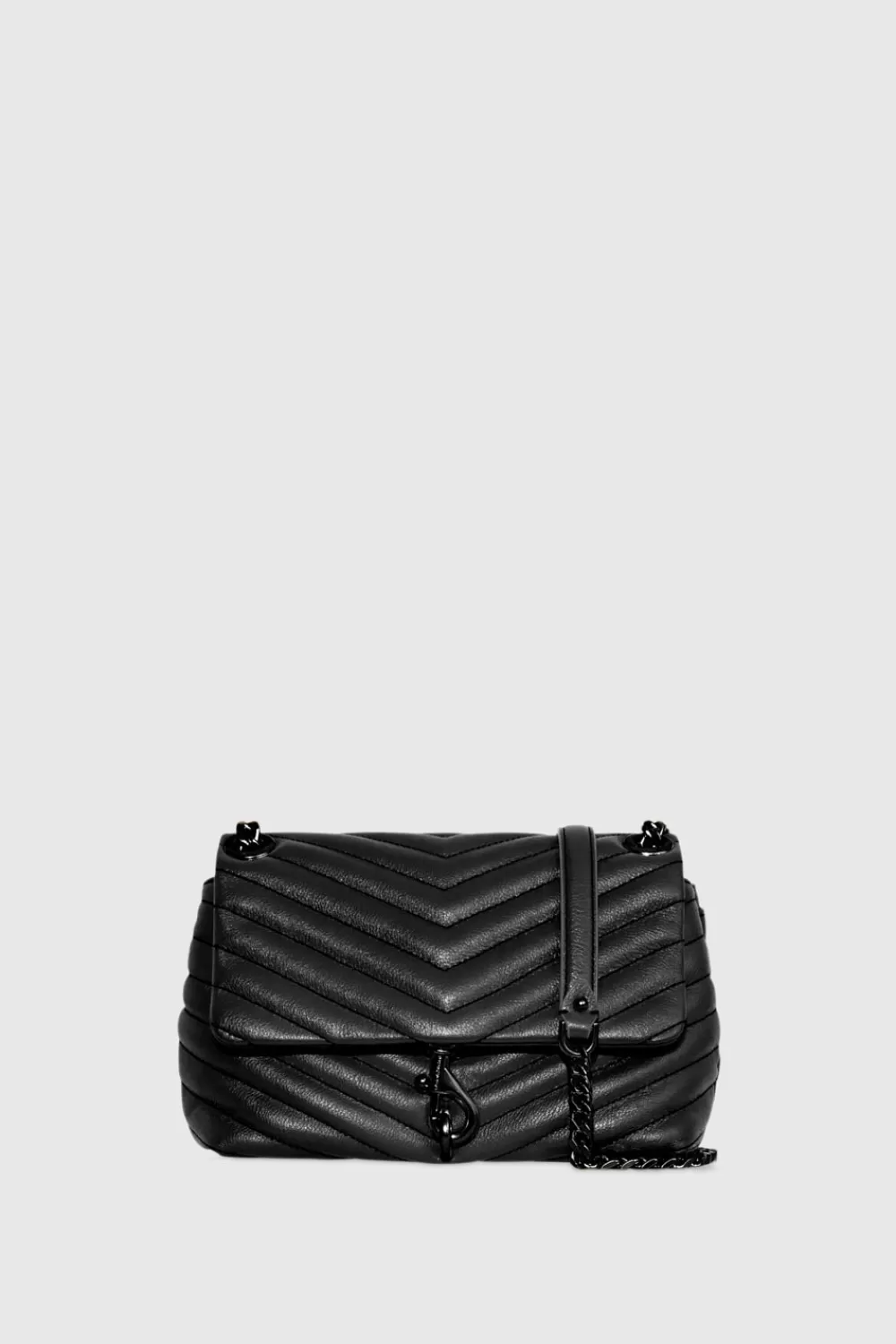 Best Rebecca Minkoff Edie Crossbody BLACK/BLACKSHELLAC