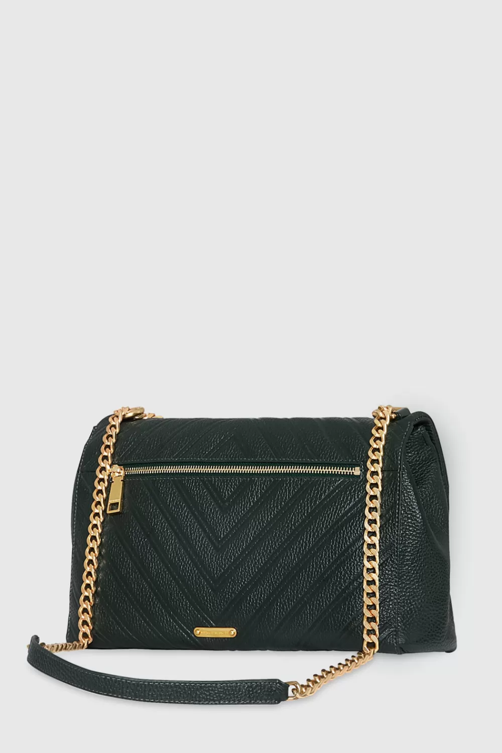 Clearance Rebecca Minkoff Edie Embossed Large Shoulder DarkEnvy