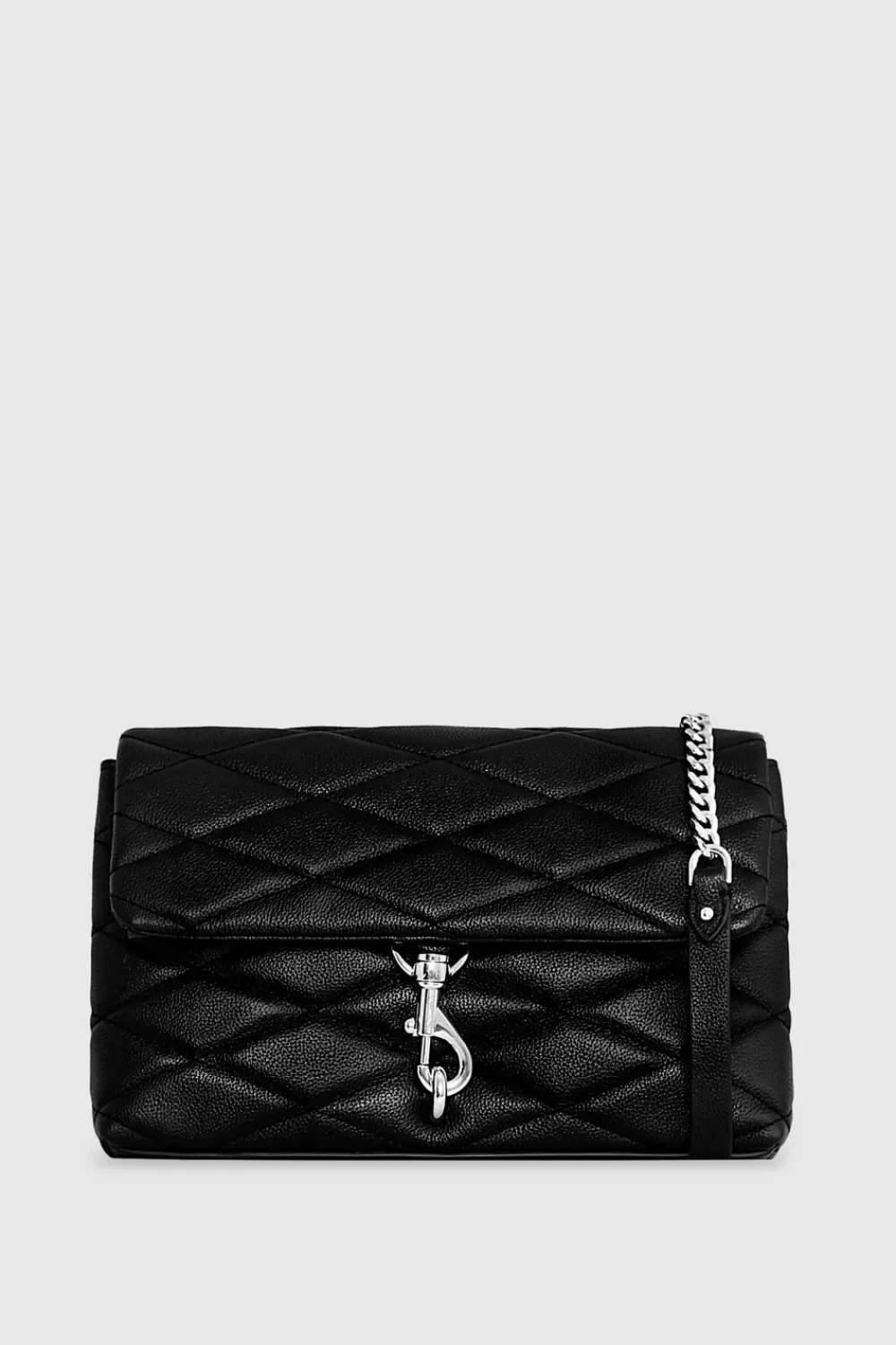 Clearance Rebecca Minkoff Edie Flap Shoulder With Diamond Quilt Black