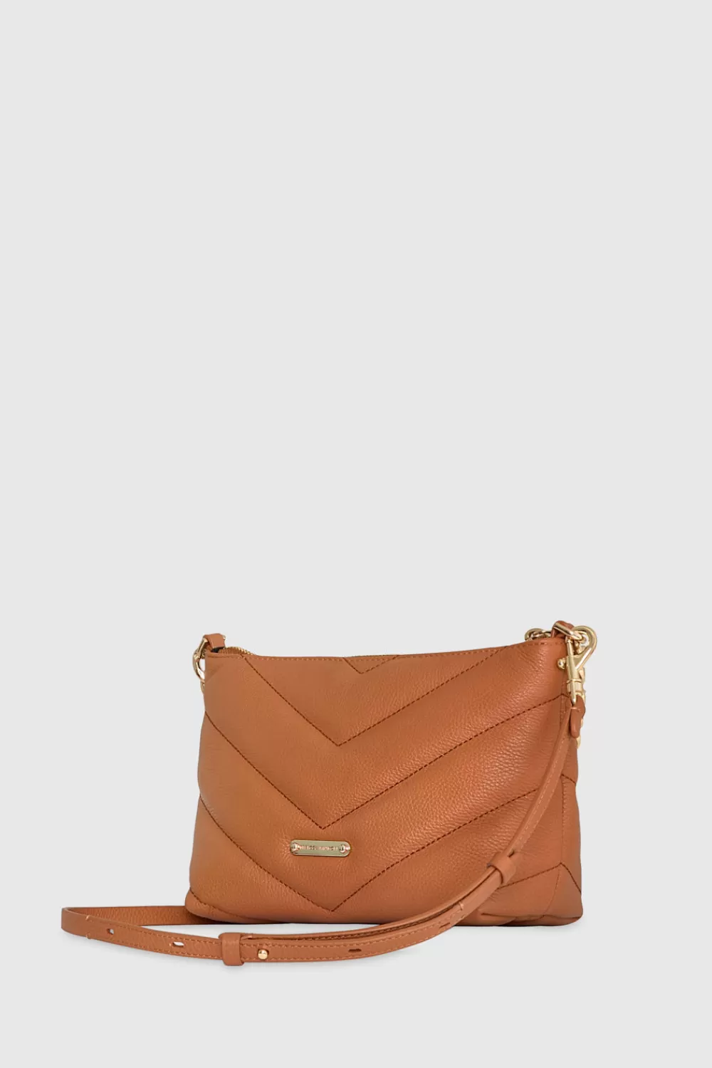 Discount Rebecca Minkoff Edie Maxi Quilt Crossbody With Chain Caramel