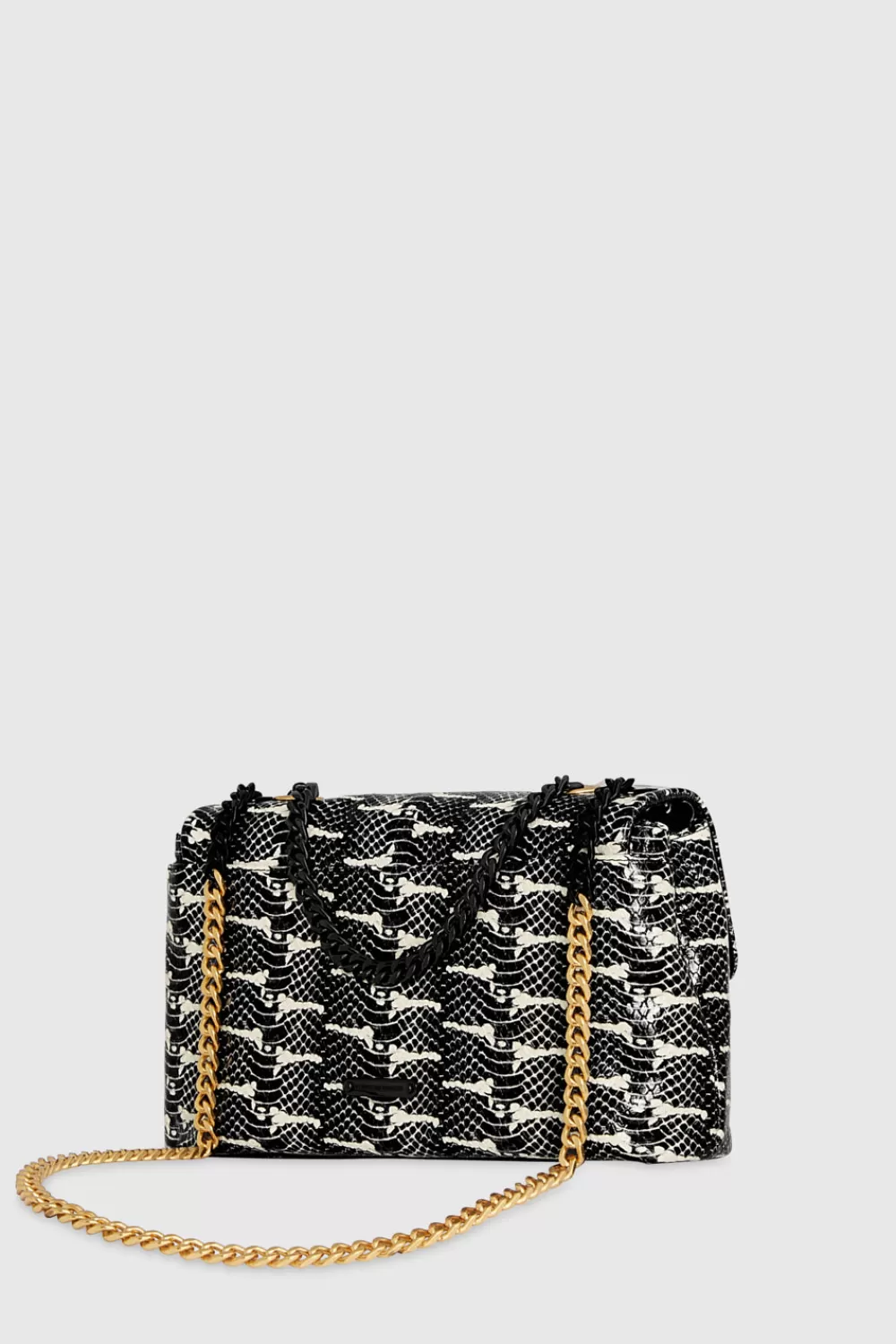 Store Rebecca Minkoff Edie Medium Crossbody BLACKWHITESNAKE