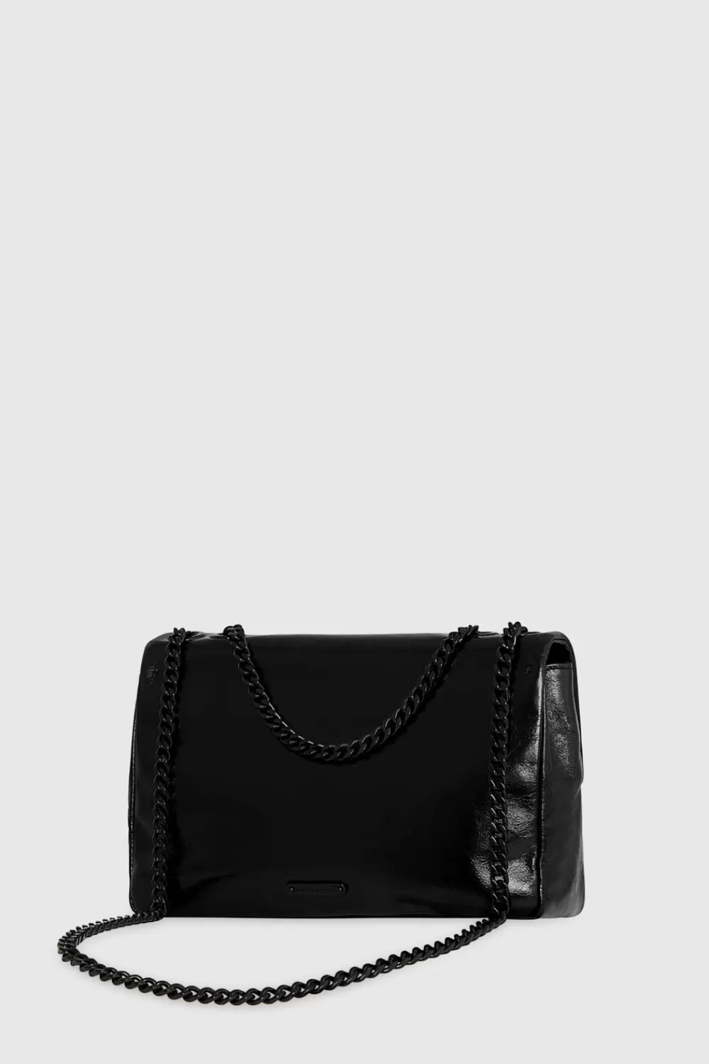 Clearance Rebecca Minkoff Edie Medium Crossbody V Studded BLACK