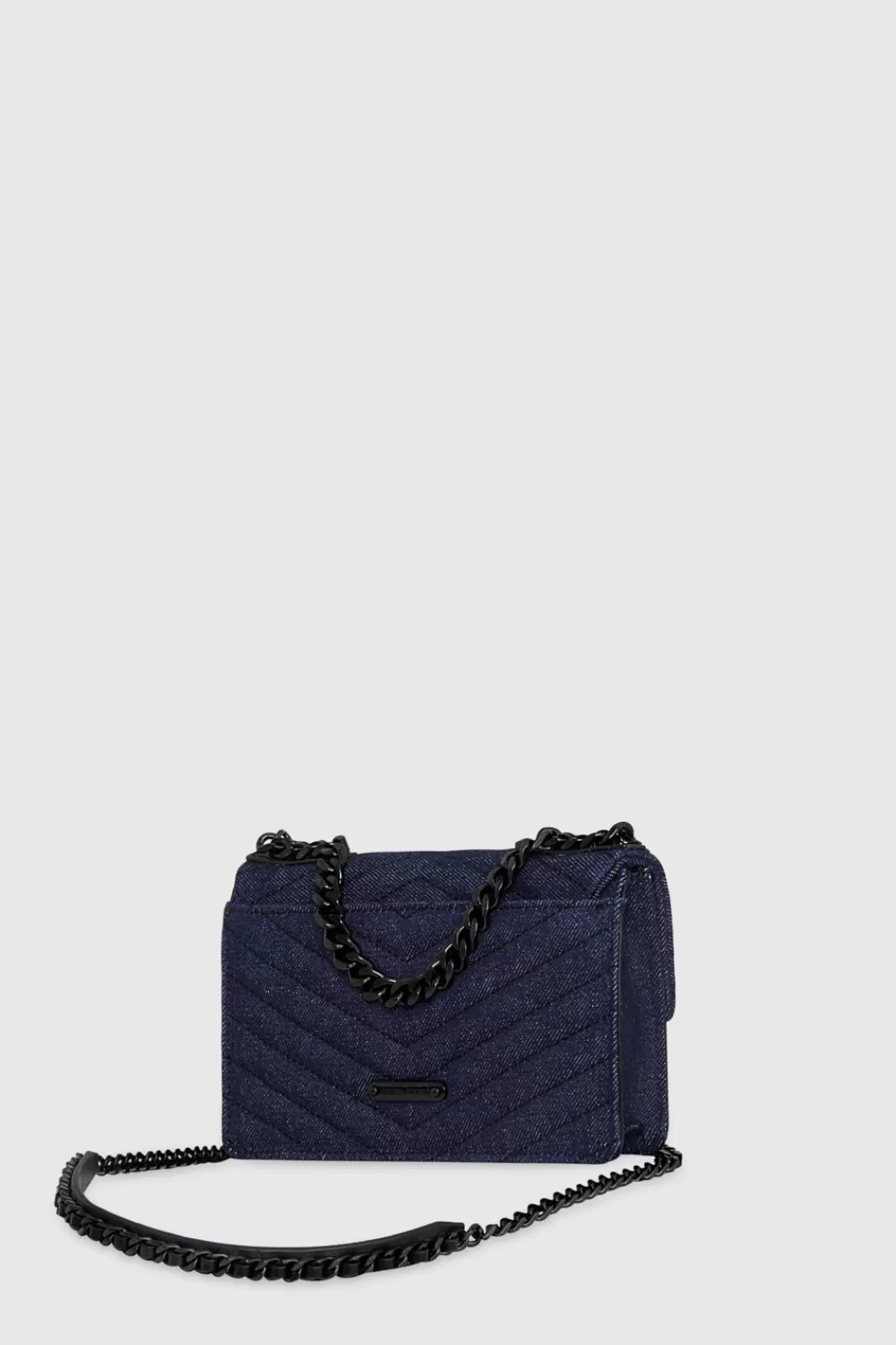 Cheap Rebecca Minkoff Edie Mini Crossbody On A Chain DARKBLUE/BLACK