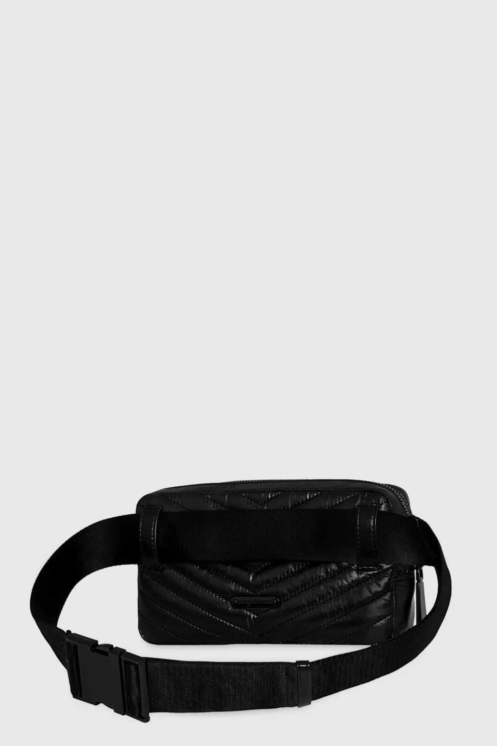 Cheap Rebecca Minkoff Edie Nylon Belt Bag BLACK/BLACKSHELLAC