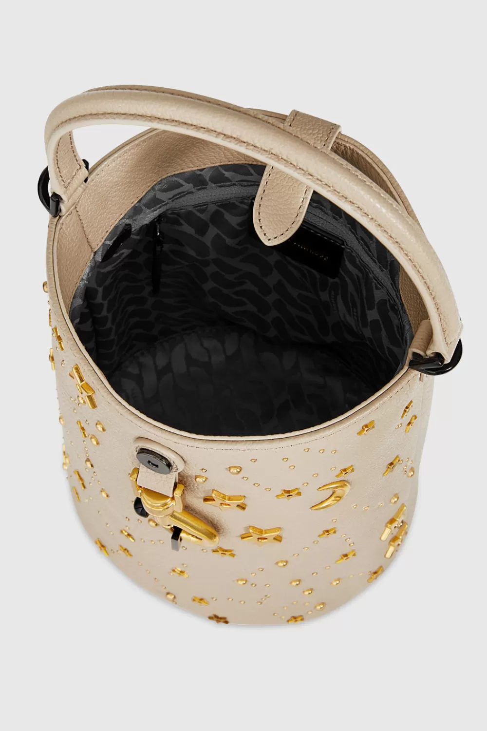 Cheap Rebecca Minkoff Edie Top Handle Bucket With Celestial STONE