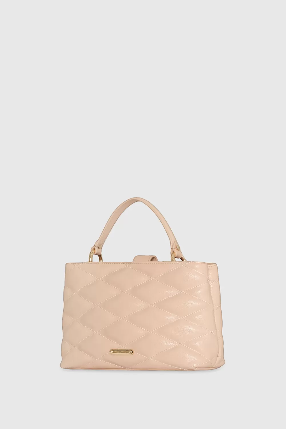 Sale Rebecca Minkoff Edie Top Handle Satchel With Diamond Quilt Nude