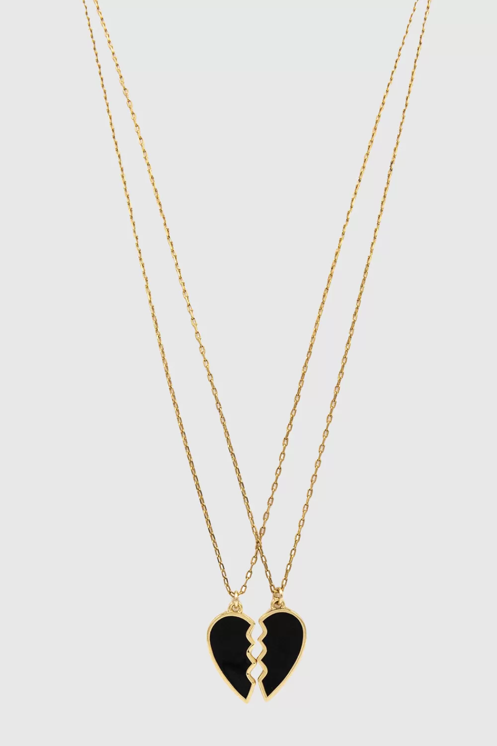 New Rebecca Minkoff Enamel Friendship Necklace Set SHINYGOLD