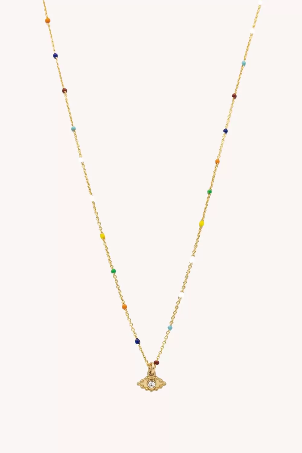 Discount Rebecca Minkoff Evil Eye Multi Bead Necklace