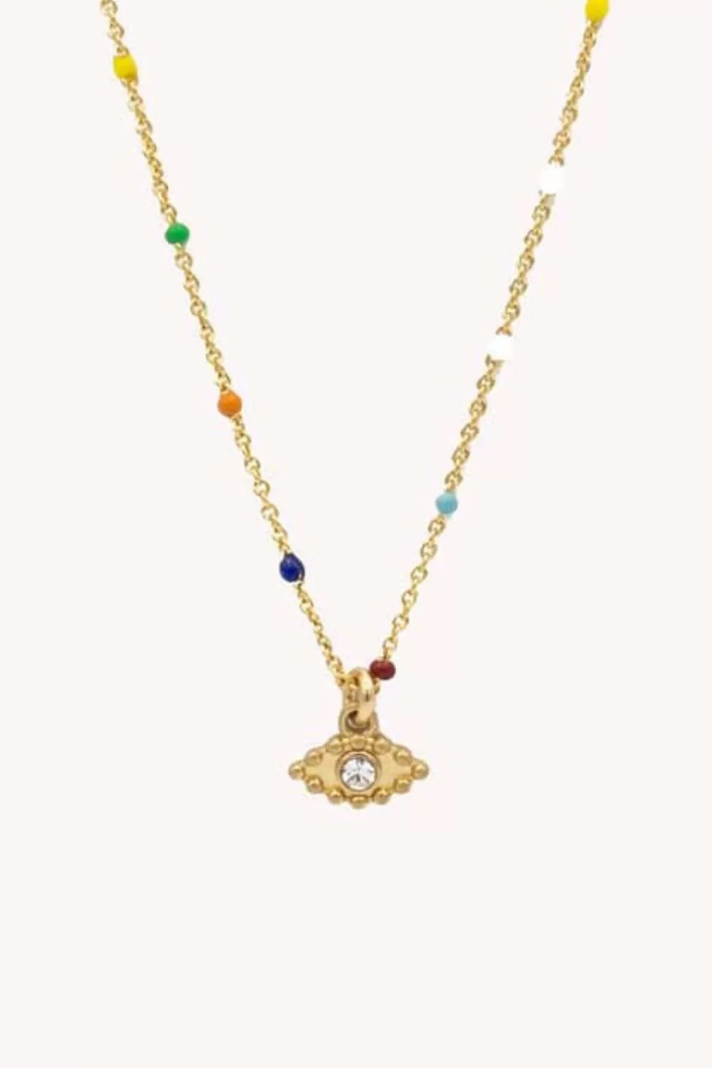 Discount Rebecca Minkoff Evil Eye Multi Bead Necklace