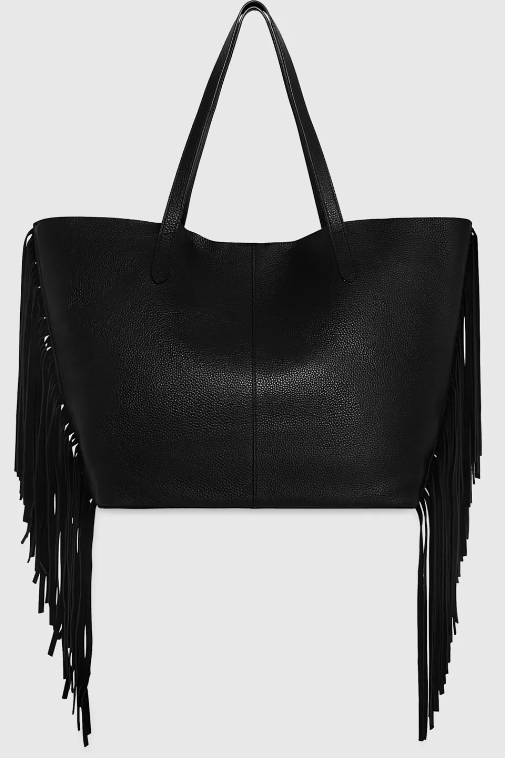 Clearance Rebecca Minkoff Fringe Tote BLACK