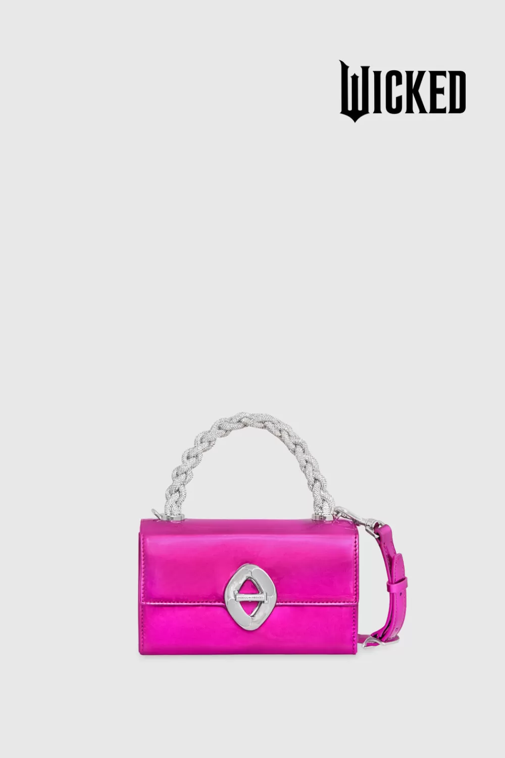 Fashion Rebecca Minkoff G Top Handle With Crystal HotPink