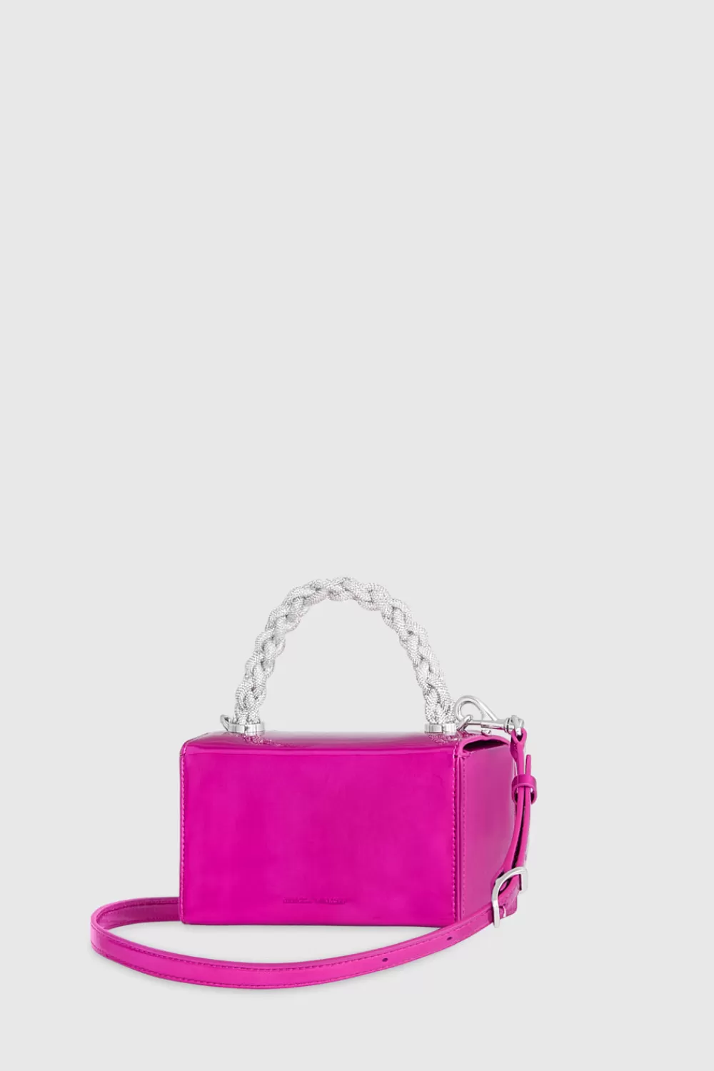 Fashion Rebecca Minkoff G Top Handle With Crystal HotPink