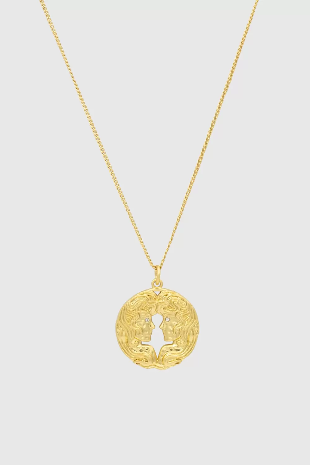 Cheap Rebecca Minkoff Gemini Zodiac Medallion Necklace