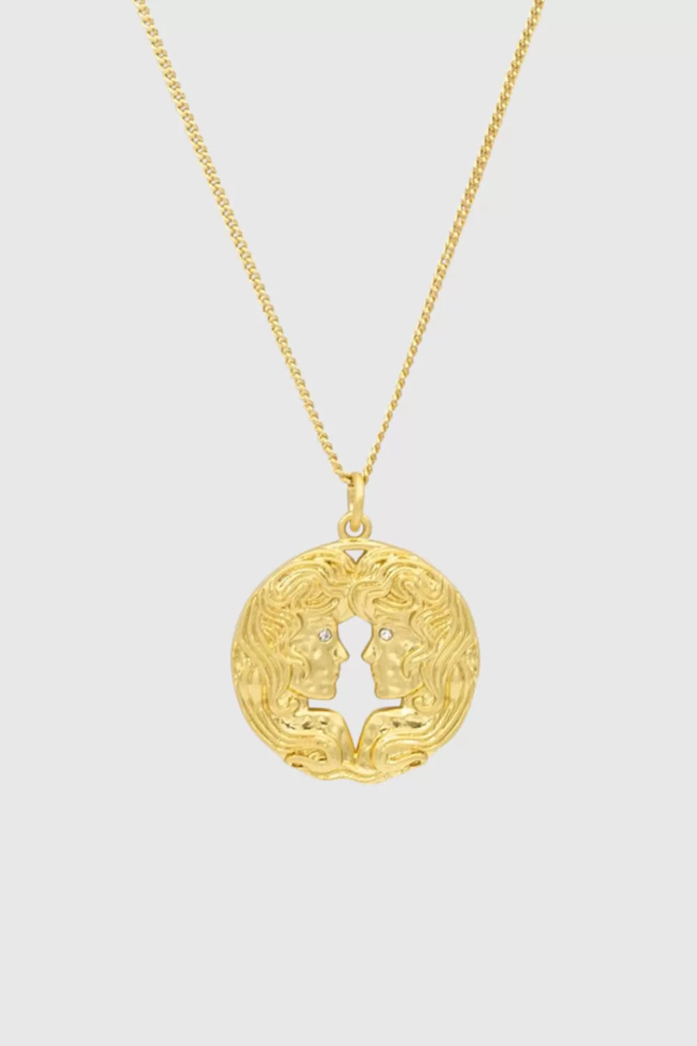 Cheap Rebecca Minkoff Gemini Zodiac Medallion Necklace