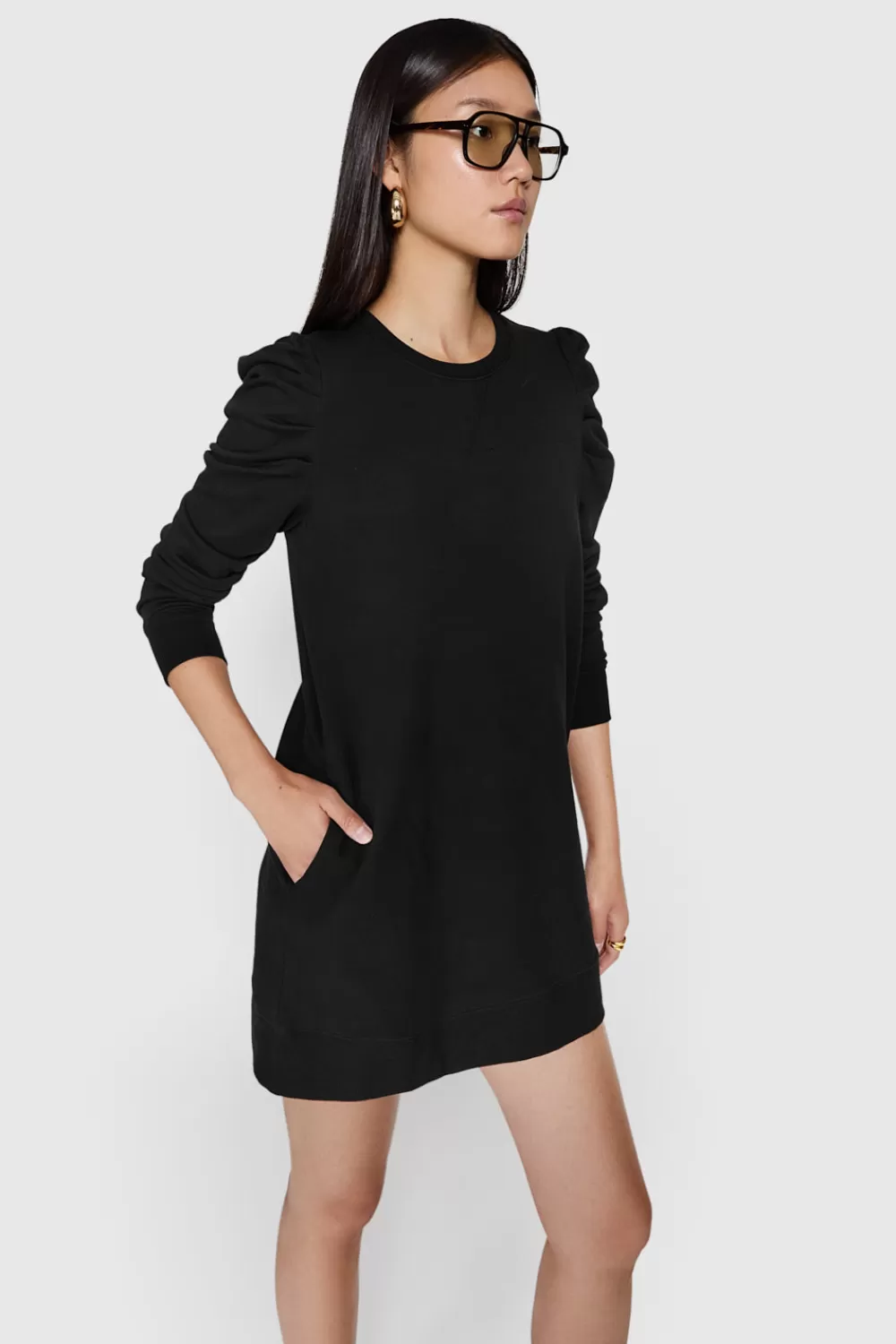 Outlet Rebecca Minkoff Janine Dress TrueBlack