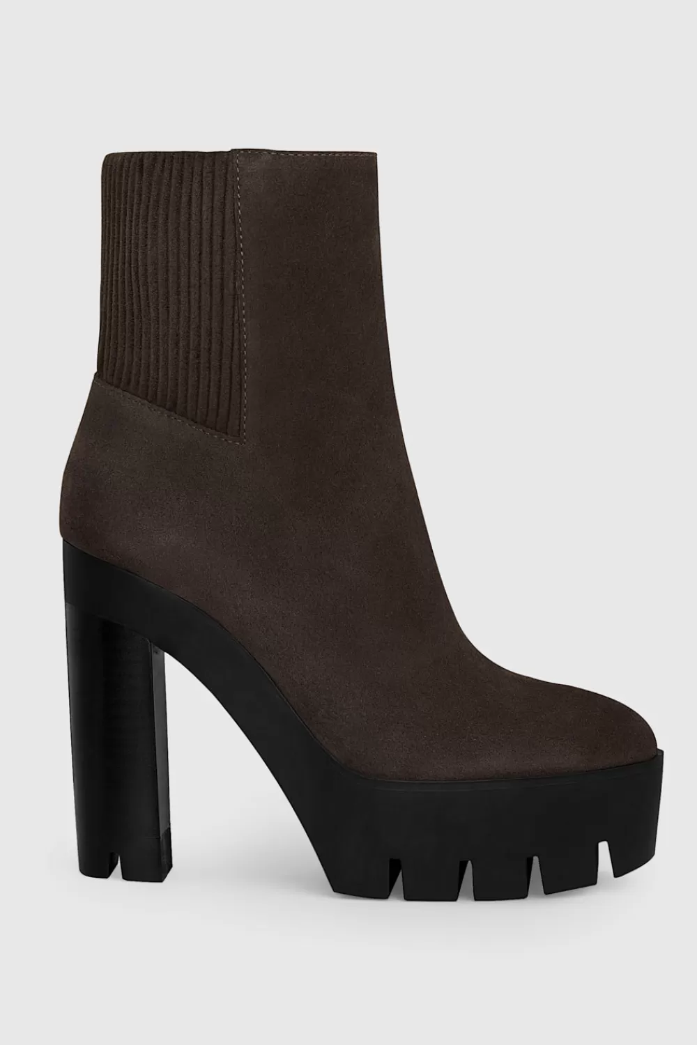 Hot Rebecca Minkoff Janine Platform Bootie DarkBrandy