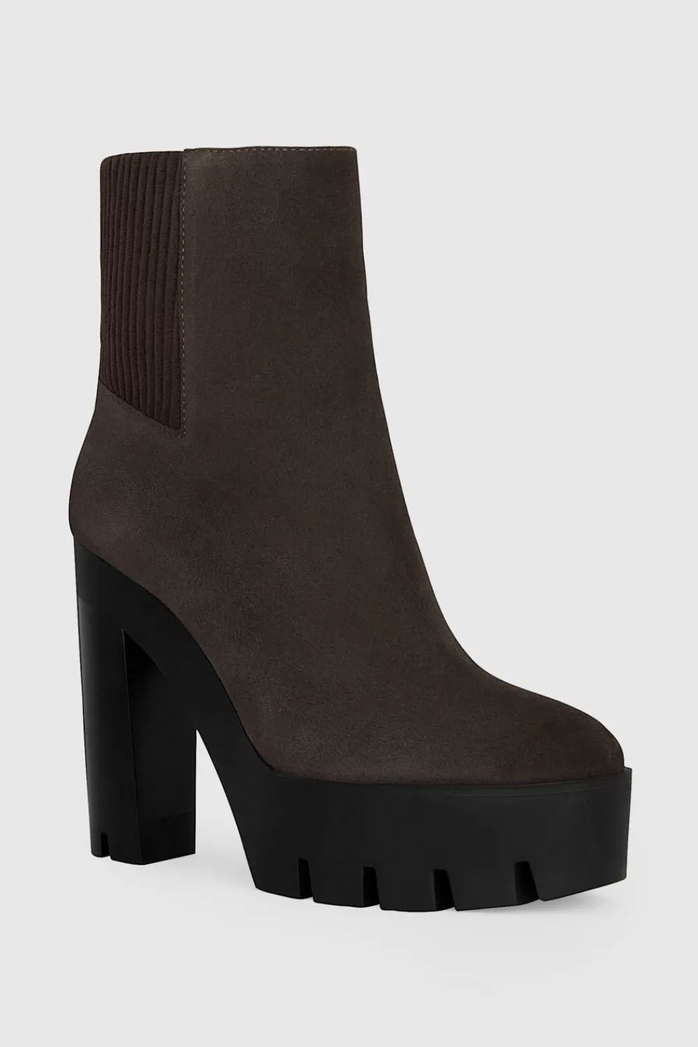 Hot Rebecca Minkoff Janine Platform Bootie DarkBrandy