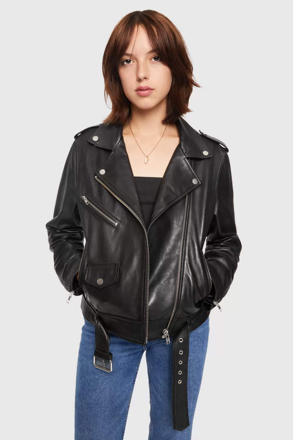 Best Sale Rebecca Minkoff Jett Moto BLACK