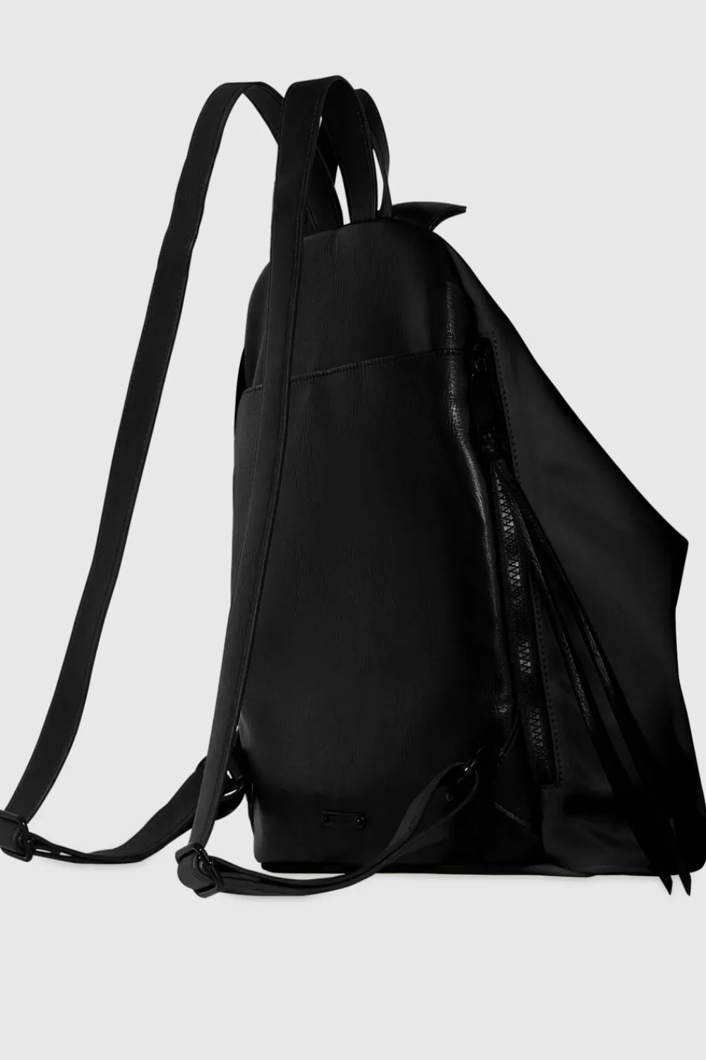 Store Rebecca Minkoff Jumbo Julian Zipped Nylon Backpack BLACK