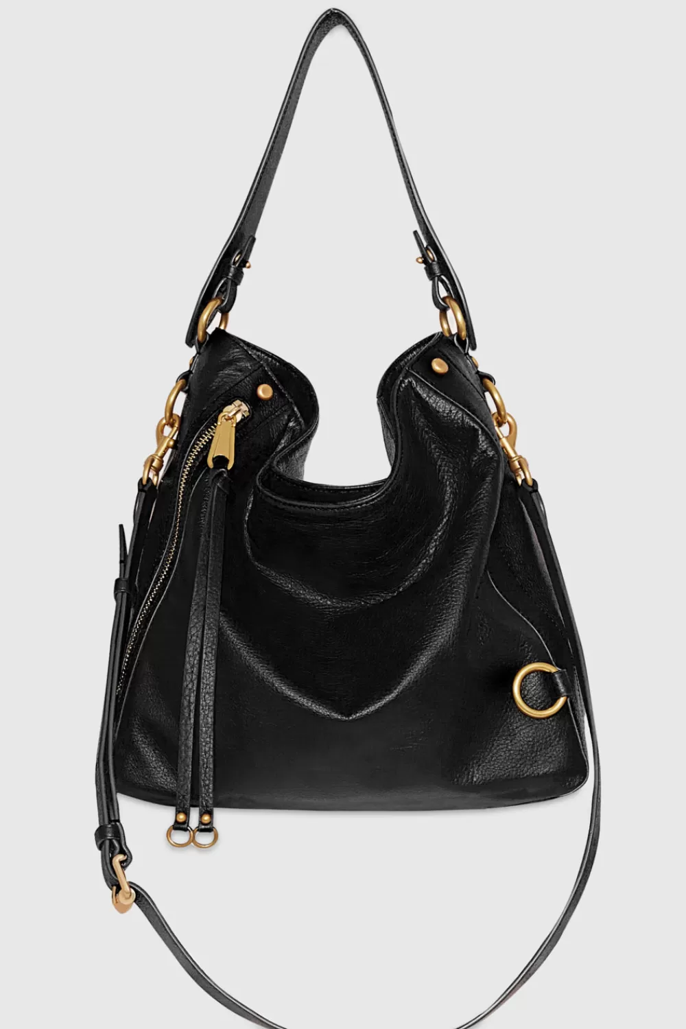 Discount Rebecca Minkoff M.A.B. Hobo BLACK/ANTIQUEBRASS