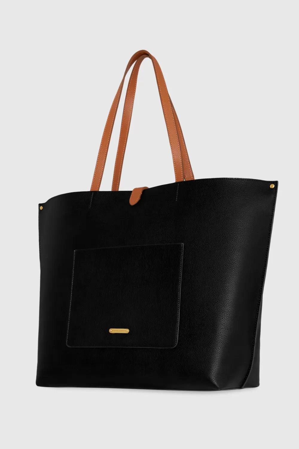 Online Rebecca Minkoff Megan Large Tote Black/Caramello