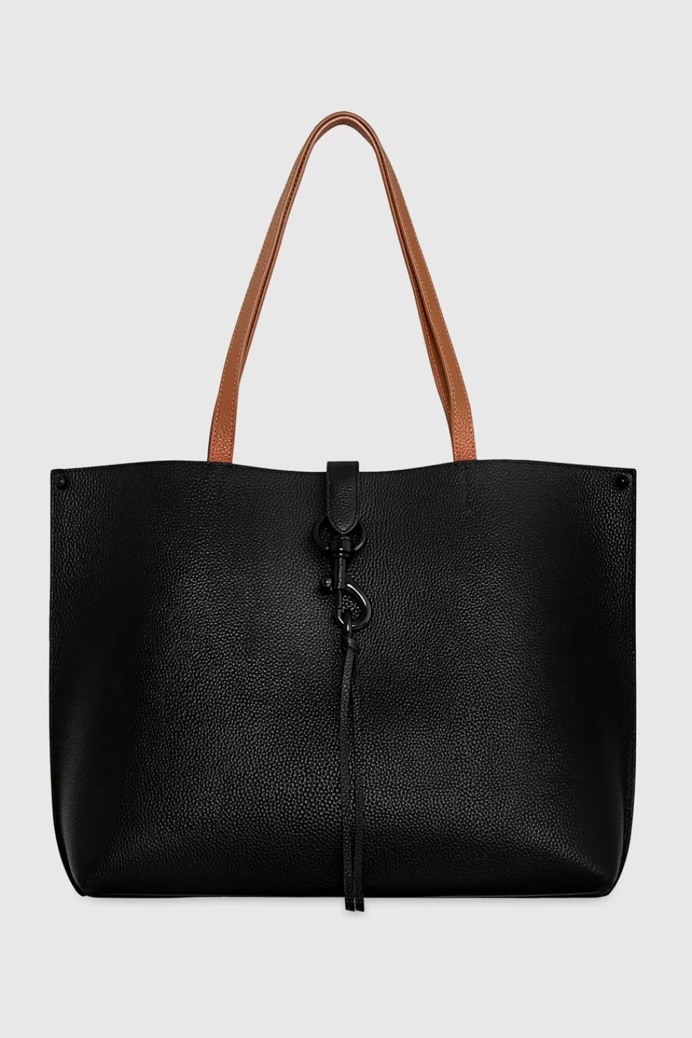 Cheap Rebecca Minkoff Megan Tote Black/Caramello