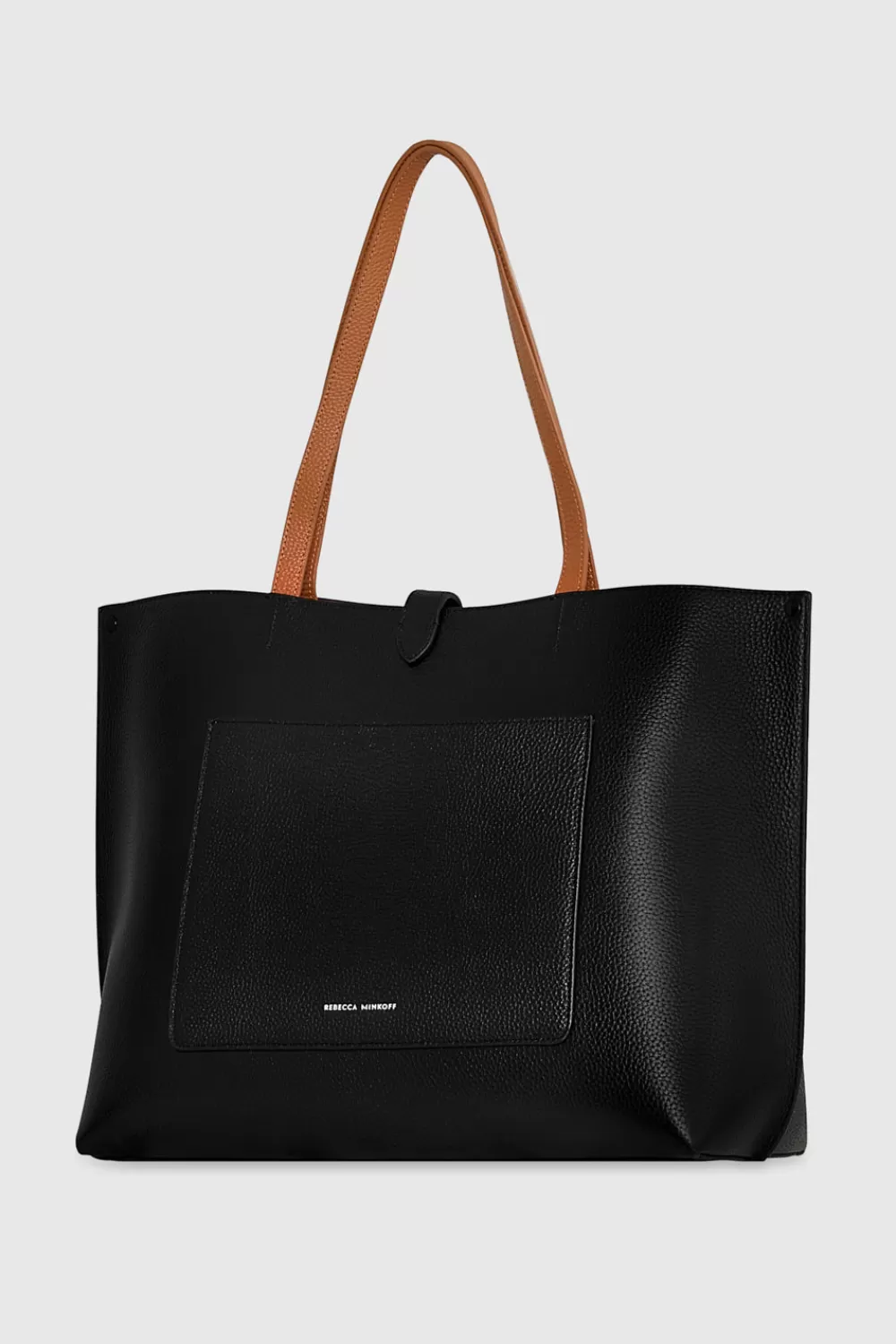 Cheap Rebecca Minkoff Megan Tote Black/Caramello