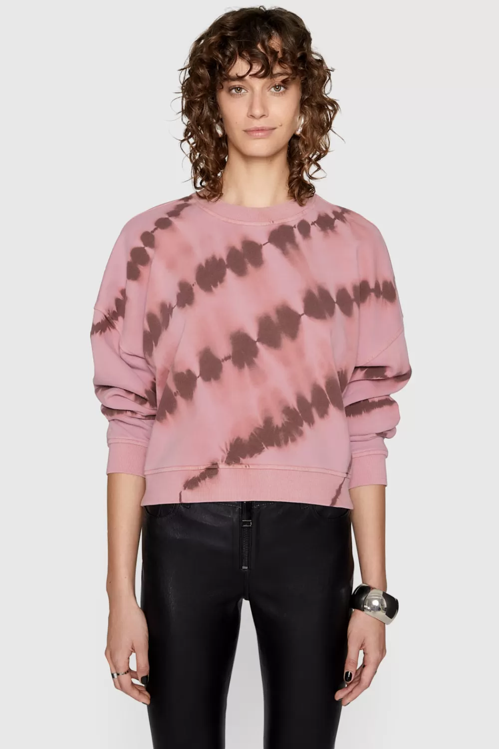 New Rebecca Minkoff Mina Sweatshirt ASHROSETIEDYE